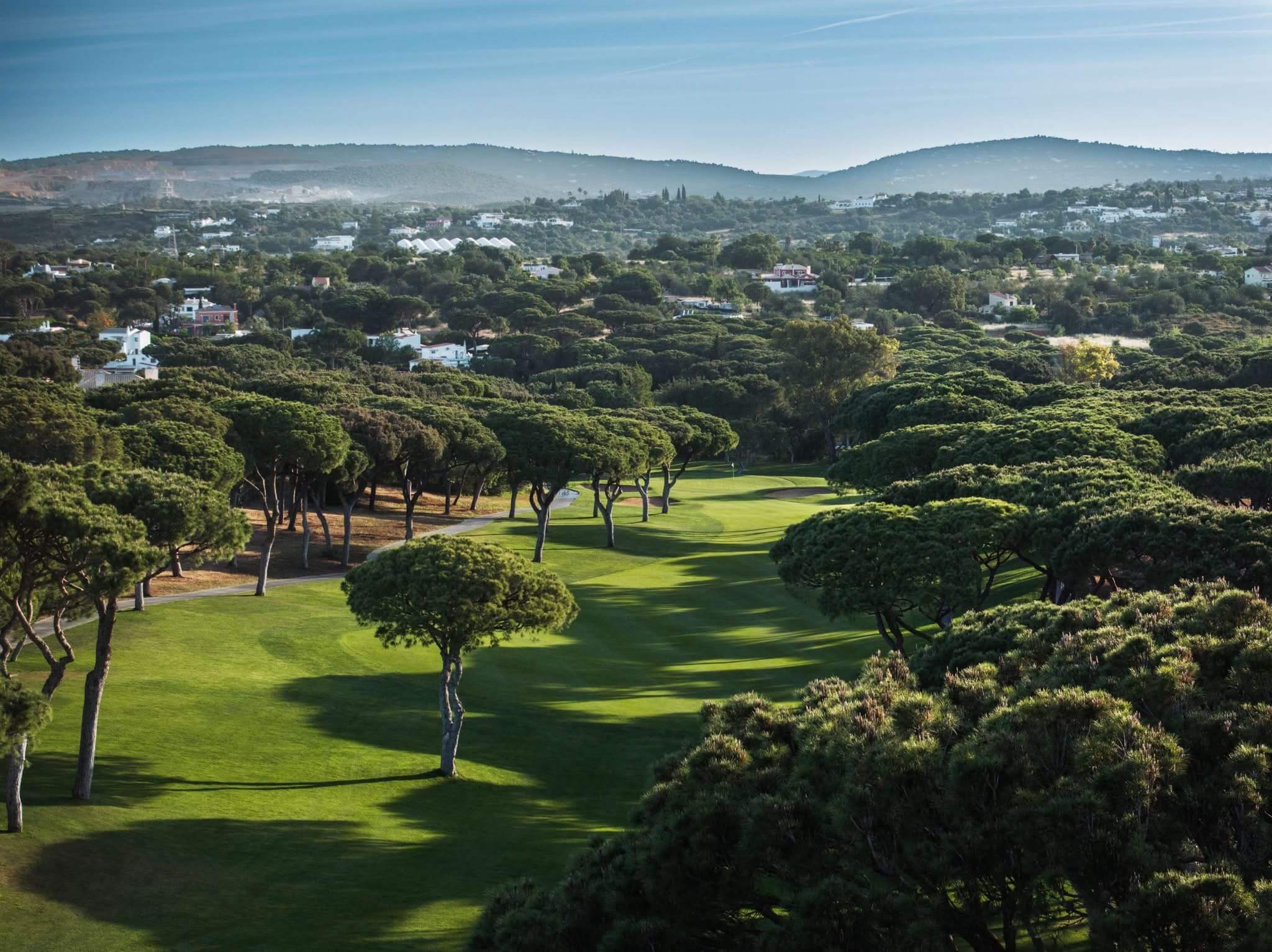 Golfers at The Old Course during Algarve Pairs Invitational in Portugal